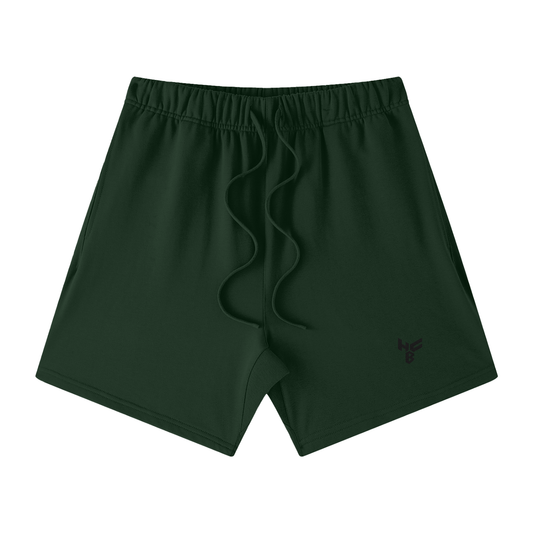 Hoops Summer Essential Shorts – 425 GSM Heavyweight | Forest Green, Charcoal Grey, Black