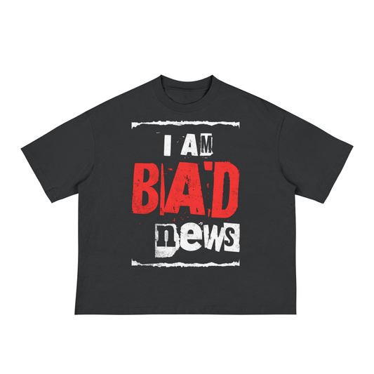 "I Am Bad News" Kobe Tribute T-Shirt – Premium Black Mamba Streetwear