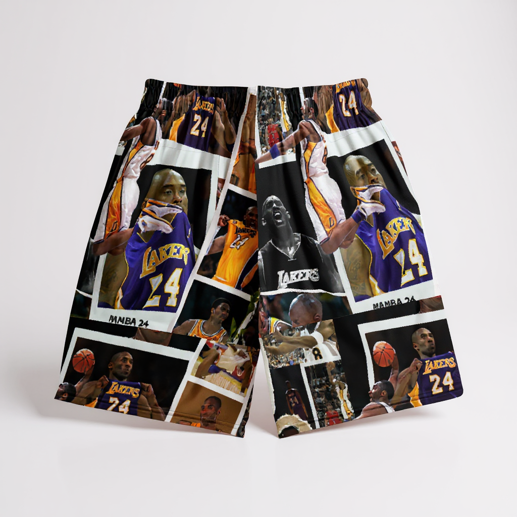 Mamba Legacy Kobe Bryant Tribute Shorts – Black Mamba Edition