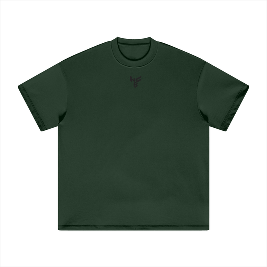 Hoops Summer Essentials Tee – 305 GSM Heavyweight | Forest Green, Charcoal Grey, Black